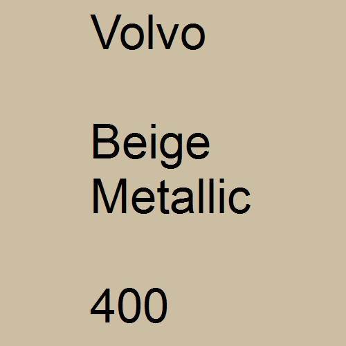 Volvo, Beige Metallic, 400.